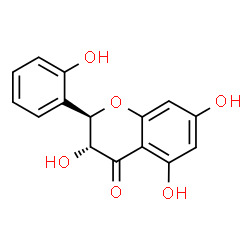 2',3,5,7-tetrahydroxyflavanone structure