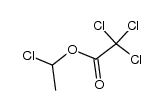 1-Chloraethyl-trichloracetat结构式