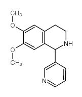 6,7-二甲氧基-1-吡啶-3-基-1,2,3,4-四氢异喹啉 1.5H2C2O4结构式