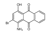 1-氨基-2-溴-4-羟基蒽醌结构式