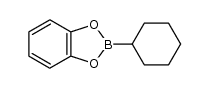 B-cyclohexylcatecholborane Structure