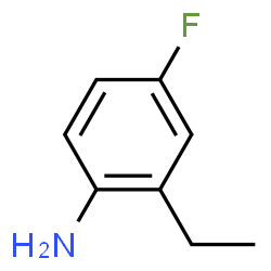 2-ethyl-4-fluoroaniline Structure