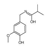 N-[(4-hydroxy-3-methoxyphenyl)methyl]-2-methylpropanamide结构式
