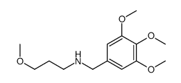 3-methoxy-N-[(3,4,5-trimethoxyphenyl)methyl]propan-1-amine Structure