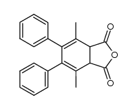 3,6-dimethyl-4,5-diphenyl-1,2-dihydrophthalic anhydride Structure