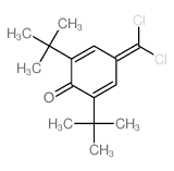 4-(dichloromethylidene)-2,6-ditert-butyl-cyclohexa-2,5-dien-1-one Structure