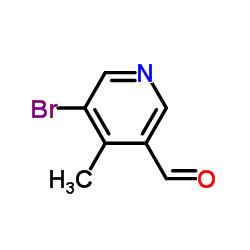 5-溴-3-甲酰基-4-甲基吡啶结构式
