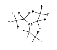 Tris(pentafluoraethyl)arsan结构式