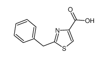 2-苄基-1,3-噻唑-4-羧酸结构式
