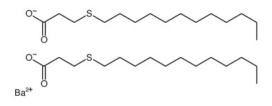barium bis[3-(dodecylthio)propionate] Structure