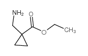 1-(氨甲基)环丙基甲酸乙酯结构式