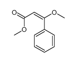 methyl 3-methoxy-3-phenylprop-2-enoate结构式