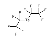 1,1,1,2,2-pentafluoro-2-(1,1,2,2,2-pentafluoroethyltellanyl)ethane Structure