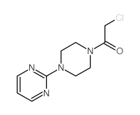 2-[4-(Chloroacetyl)piperazin-1-yl]pyrimidine Structure