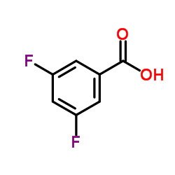 3,5-二氟苯甲酸结构式