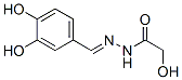 Acetic acid, hydroxy-, [(3,4-dihydroxyphenyl)methylene]hydrazide (9CI) Structure