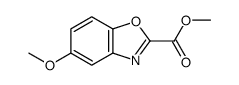 5-甲氧基苯并[d]噁唑-2-羧酸甲酯结构式