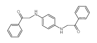 Ethanone, 2,2'-(1,4-phenylenediimino)bis[1-phenyl- (en) Structure