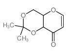 Hex-1-en-3-ulose, 1,5-anhydro-2-deoxy-4,6-O-(1-methylethylidene)-结构式