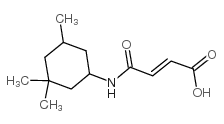 4-oxo-4-[(3,3,5-trimethylcyclohexyl)amino]but-2-enoic acid Structure