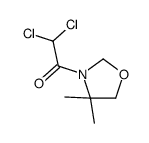 Oxazolidine, 3-(dichloroacetyl)-4,4-dimethyl- (9CI) Structure