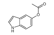 5-乙酰氧基吲哚结构式