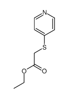Acetic acid, (4-pyridinylthio)-, ethyl ester (9CI) Structure