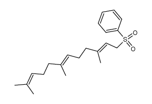 (E,E)-farnesyl phenyl sulfone结构式
