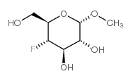 4-脱氧-4-氟-alpha-d-葡萄糖甙甲酯结构式
