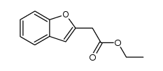 benzofuran-2-yl-acetic acid ethyl ester结构式