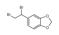 5-(1,2-dibromo-ethyl)-benzo[1,3]dioxole结构式