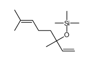 3,7-dimethylocta-1,6-dien-3-yloxy(trimethyl)silane结构式