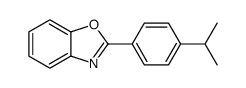 2-(4-ISOPROPYLPHENYL)BENZO[D]OXAZOLE结构式