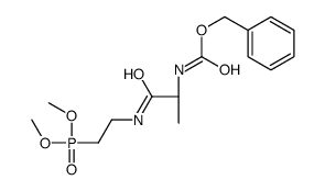 N-CBZ-L-ALANYL-D-1-AMINOETHYLPHOSPHONIC ACID DIMETHYL ESTER) Structure