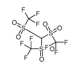 三[(三氟代甲基)磺酰基]甲烷结构式