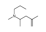 N,4-dimethyl-N-propylpent-4-en-2-amine结构式