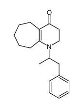 1-(1-methyl-2-phenyl-ethyl)-1,2,3,5,6,7,8,9-octahydro-cyclohepta[b]pyridin-4-one Structure