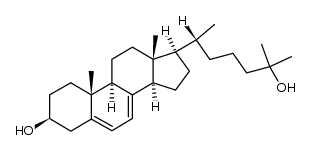 25-Hydroxyprovitamin D3 Structure
