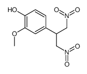 4-(1,3-dinitropropan-2-yl)-2-methoxyphenol Structure