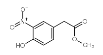 2-(4-羟基-3-硝基苯基)乙酸甲酯结构式