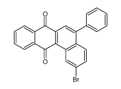 2-bromo-5-phenylbenzo[a]anthracene-7,12-dione结构式