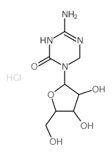5,6-Dihydro-5-azacytidine hydrochloride Structure
