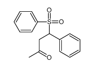 4-(benzenesulfonyl)-4-phenylbutan-2-one结构式