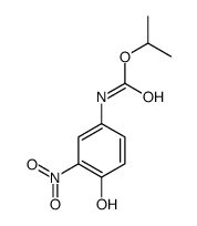 propan-2-yl N-(4-hydroxy-3-nitrophenyl)carbamate结构式