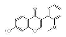 7-HYDROXY-3-(2-METHOXYPHENYL)- 4H-1-BENZOPYRAN-4-ONE Structure