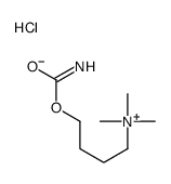 4-carbamoyloxybutyl(trimethyl)azanium,chloride Structure