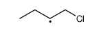 1-chlorobutane radical Structure