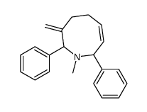 1-methyl-3-methylidene-2,8-diphenyl-2,4,5,8-tetrahydroazocine结构式