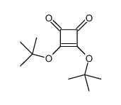 3,4-Di(tert-butoxy)-3-cyclobutene-1,2-dione Structure