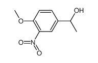 1-(3-nitro-4-methoxyphenyl)ethyl alcohol结构式